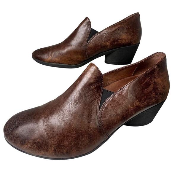 Dansko Robin Brown Leather Pumps Women Sz 42 US Sz 11 Career Minimalist Comfort - Picture 9 of 16